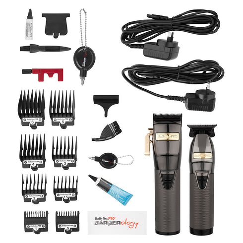 BaBylissPRO FX Gunmetal Clipper & Outliner Trimmer